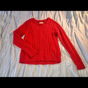 Red Hollister Sweater